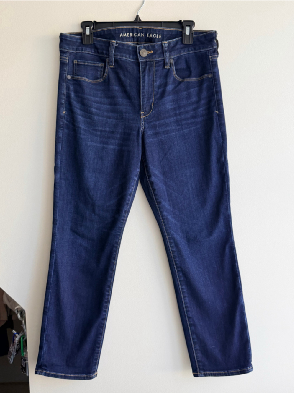 American Eagle Next Level Stretch Skinny Jeans Dark Wash Size 12